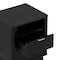Manhattan Comfort Orlen 2-Drawer Multi-Purpose Nightstand & End Table in Black NS1801-BK - alternate 6