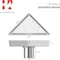 Hydroware Triangle Shower Drain, Tile Insert, 6 Inches HYD-0021 - alternate 5