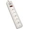 Tripp Lite Power Strip, Surge, 5-15R, 5-15P, 6 ft., Light Gray DG206 - alternate 1