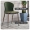 Leisuremod Mosaic Collection Modern Dining Chair in Olive Green Fabric, 4PK MC44OG4 - alternate 9