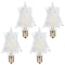 Westinghouse 0.6W 7W Equivalent Clear Star Dimmable Filament LED Light Bulb, Candelabra Base, 4PK 53650EC5 - alternate 7