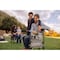 Picnic Time Family Of Brands Sports Chair, Gray with Black Accents 809-00-105-000-0 - alternate 6