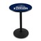 Holland Bar Stool Co 42" Blk Wrinkle North Florida Pub Table, 36" dia. Top L214B4236NorFla - alternate 1