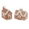 Martha Stewart Ceramic Gingerbread House Salt and Pepper Shaker Set in Brown 140230.02 - alternate 1
