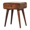 Homeroots 22" Brown Solid Wood One Drawer Nightstand 651833 - alternate 7