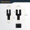 Powertec Parallel Clamp Positioning Blocks, Stable Base for Clamping & Gluing, Fits 3/4" Dog Holes, 4PK 72157 - alternate 4