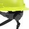 Ironwear Type 2 Class C Vented Full Brim Safety Helmet w/ Chin Strap, Lime 3969-L - alternate 5
