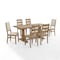 Crosley Joanna 7-Piece Dining Table Set For 6 KF13070RB-RB - alternate 1