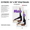 Signmission Pilates, Vinyl Decals Only 24 Inch x 36 Inch, Vinyl Decal, 2PK DSB-2436-2PACK-Pilates - alternate 2