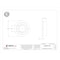 Dayton Radial Ball Bearing, R6 Industry Number, Double Shielded, 3/8 in Dia, Alloy Steel 1ZGE2 - alternate 2