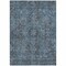 Homeroots 3' X 5' Navy and Black Oriental Washable Non Skid Indoor Outdoor Area Rug 563829 - alternate 9