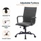 Leisuremod Harris High-Back Faux Leather Swivel Office Chair, Iron Frame HOTBL19GRL - alternate 8