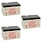 Enersys Genesis 12V 12Ah F2 Flame Retardant SLA Rechargeable Battery, 3PK NP12-12TFR - alternate 1