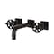 Kingston Brass Double-Handle Wall Mount Bathroom Faucet, Oil Rubbed Bronze KS6125RX - alternate 1