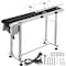 Vevor Belt Conveyor PVC Stainless Steel Belt Conveyor 71"x7.8" Double Guardrail MS18020 - alternate 1