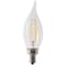 Feit Electric LED Bulb, Decorative, Flame Tip Lamp, 60 W Equivalent, E12 Lamp Base, Dimmable CFC60/950CA/FIL/6 - alternate 1