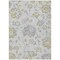 Homeroots 3' X 5' Silver Gray And Gold Floral Washable Indoor Outdoor Area Rug 589500 - alternate 7