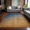 Homeroots 9' X 12' Gold Ombre Washable Indoor Outdoor Area Rug 563716 - alternate 4