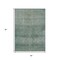 Homeroots 5' X 8' Teal Blue And Ivory Geometric Washable Indoor Outdoor Area Rug 630514 - alternate 4