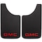 Plasticolor Universal 11 x 19 Set Of 2 Flat White GMC Logo Black Fiberglass Reinforced Screw On 000545R01 - alternate 2