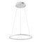 Jonathan Y Brice 15.75" Modern Contemporary Metal Round Dimmable Integrated LED Pendant, Matte White JYL7202I - alternate 9