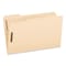 Pendaflex Manila Fastener Folders, 1/3-Cut Tab: Assorted, Expands 0.75", 2 Fasteners, Legal Size, Manila, 50PK 1007067 - alternate 1