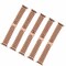 Elegani Rose Gold Classic Multi-Link Stainless Steel Replacement Band Compatible with Apple Watch 44mm HC5LSB-RGD-44mm - alternate 5