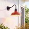 Jonathan Y Aurora 12.3 in. 1-Light Farmhouse Industrial Iron LED Gooseneck Arm Outdoor Sconce, Red JYL7613E - alternate 6