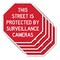 Signmission This Street Is Protected by Surveil, 10 inch X 10 inch, Aluminum Metal Signs, 5PK OC-A-5Pack-10-331 - alternate 1