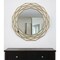 Homeroots 35" Gold Round Framed Accent Mirror 485071 - alternate 5