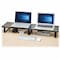 Eaton Tripp Lite Series Extra-Wide Dual-Monitor Riser for Desk, 39 x 10 in. - Wood, Black MR4010 - alternate 9