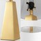 Jonathan Y Owen 20.5" Contemporary Resin LED Table Lamp, Gold Painting JYL1038A - alternate 10