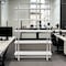 Homeroots 69" White Steel Five Tier Bookcase 544282 - alternate 2