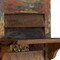 Homeroots 34" Brown And Multi Patina Reclaimed Wood Wall Mounted Shelf With Hooks 522823 - alternate 6