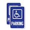 Signmission Parking Handicapped Symbol, 18'' X 24'' 2 Signs, Heavy Gauge Aluminum, 2PK A-1824-2PACK-23477 - alternate 1