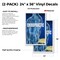 Signmission Chiropractic, Vinyl Decals Only 24 Inch x 36 Inch, Vinyl Decal, 2PK DSB-2436-2PACK-Chiropractic - alternate 2
