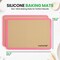 Nutrichef Silicone Baking Mats, Pink NUBAPAPI11 - alternate 5