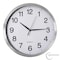 Clockswise 12-in Round Quartz Wall Clock Non-Ticking Battery Operated with Silent Sweep Movement,  QI004745.WT.12 - alternate 1