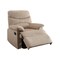 Homeroots 35" Light Brown Microfiber Manual Recliner 285825 - alternate 1