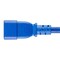 Monoprice SJT Extension Cord, 14 AWG, Indoor, 14/3, 1 Outlets, IEC 60320 C13, Blue, IEC 60320 C14, 3 ft 40111 - alternate 7