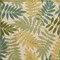 Homeroots 4' X 6' Green Ivory Blue And Yellow Palm Leaf Indoor Outdoor Area Rug 548149 - alternate 8