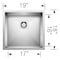 Blanco Precision 16 R0 Large Single Bowl 516209 - alternate 3