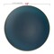 Smarty Had A Party 7.5" Navy with Gold Rim Organic Round Disposable Plastic Appetizer/Salad Plates (120 Plates), 120PK 937NG-CASE - alternate 7