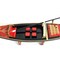 Homeroots 8" Black and Red Venetian Gondola Hand Painted Decorative Boat 401944 - alternate 8
