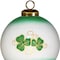 Homeroots Love Irish Hand Painted Green White And Red Glass Ball Ornament 570152 - alternate 4