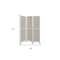 Homeroots 67" White Wood Folding Three Panel Screen Room Divider 274707 - alternate 3