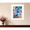 Homeroots Tropical Flowers 1 White Framed Print Wall Art 407883 - alternate 5