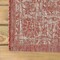 Jonathan Y Tela Bohemian Textured Weave Floral Red/Taupe 8 ft Octagon Indoor/Outdoor Area Rug SMB100A-8TGN - alternate 7