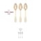 Smarty Had A Party Shiny Baroque Gold Plastic Spoons (600 Spoons), 600PK 7959-GBQ-CASE - alternate 7