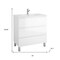 Homeroots 32" White Wood Freestanding Bathroom Vanity With White Sink And Three Drawers 624143 - alternate 4